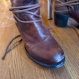 Freebird Chestnut Lace Up Boots